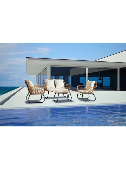 Salon de jardin rotin - Kiabi