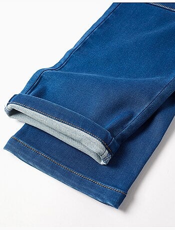 Salopette à jambe large en jean avec poches