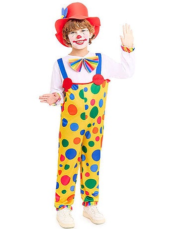 Salopette à pois de clown
