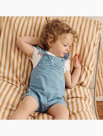 Salopette bébé en chambray Ciao Milano