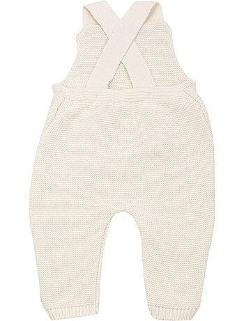 Salopette en maille pour bébé
