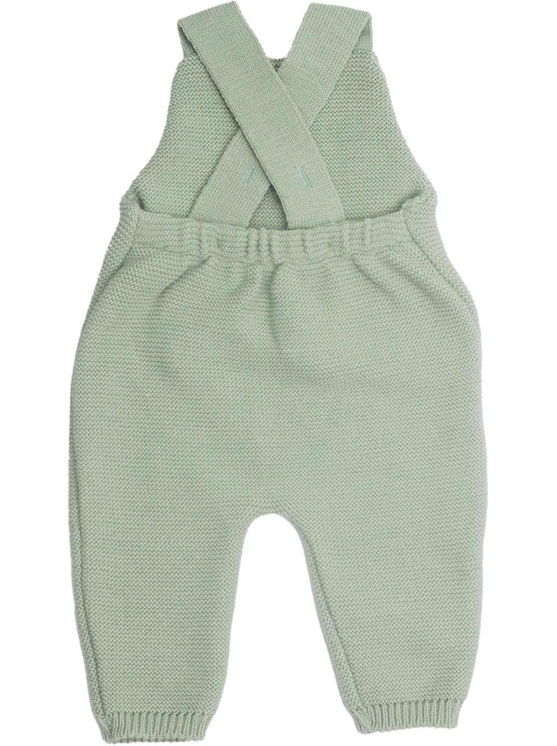 Salopette bébé en maille Vert clair - Kiabi