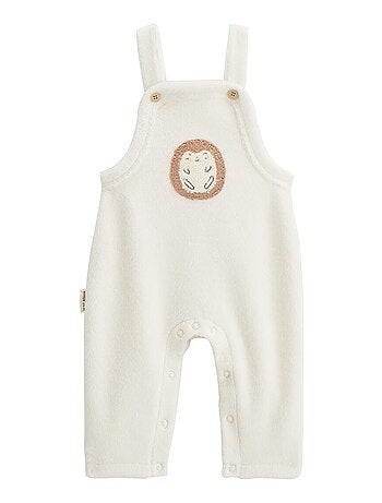 Salopette bébé en molleton ultra chaud Envolée de bisous