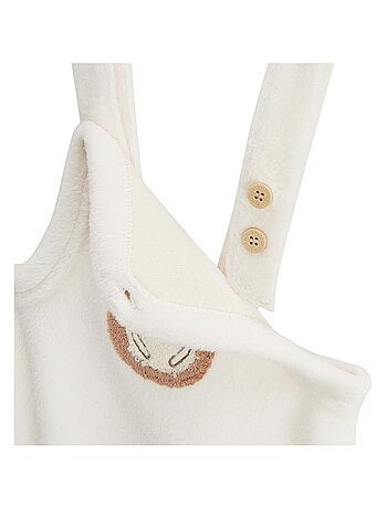 Salopette bébé en molleton ultra chaud Envolée de bisous