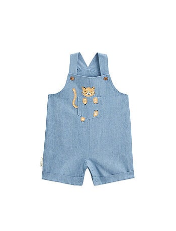 Salopette bébé en toile de coton Kanha