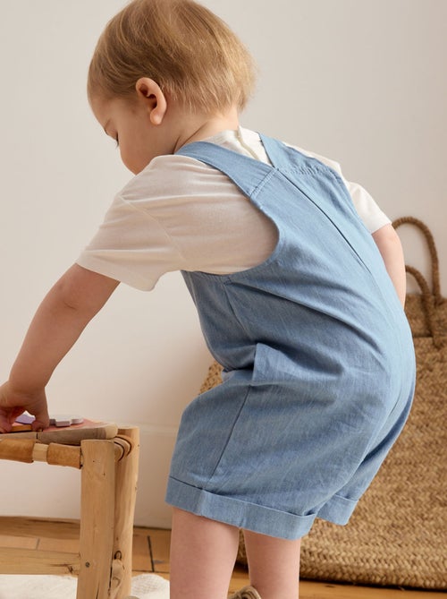 Salopette bébé en toile de coton Kanha - Kiabi