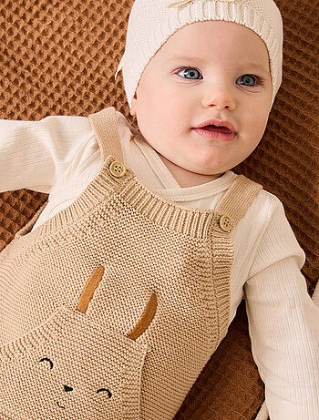 Salopette bébé en tricot Hello Baby