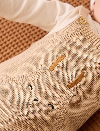 Salopette bébé en tricot Hello Baby