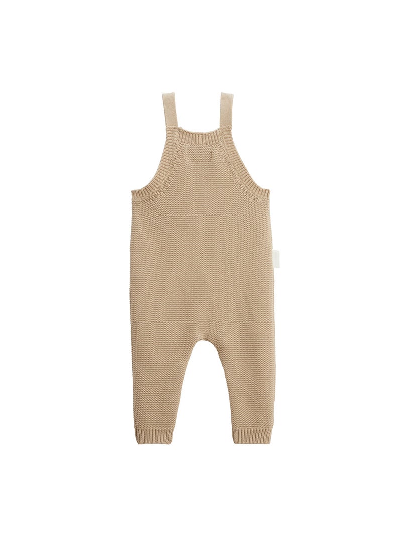 Salopette bébé en tricot Hello Baby Beige sable - Kiabi