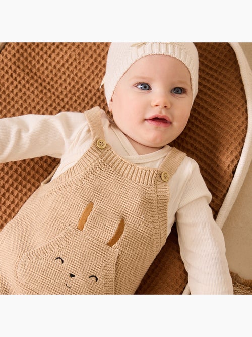 Salopette bébé en tricot Hello Baby - Kiabi