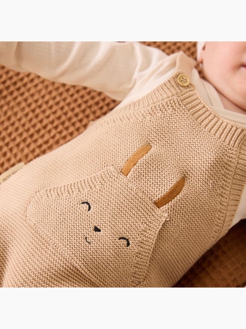 Salopette bébé en tricot Hello Baby - Kiabi