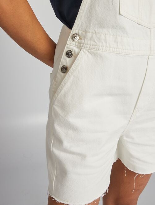Salopette Courte Fille Justice - Jean Sergé, Taille 14, Lavage Moyen - NEUF Avec étiquettes