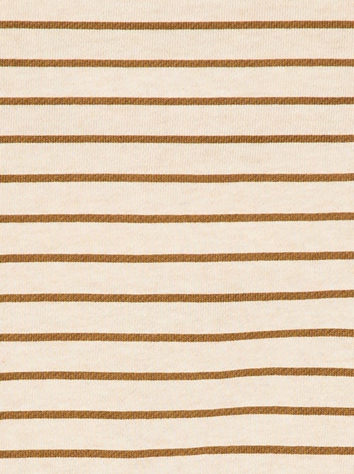 Salopette courte en molleton non gratté avec bretelles en coton - Kiabi