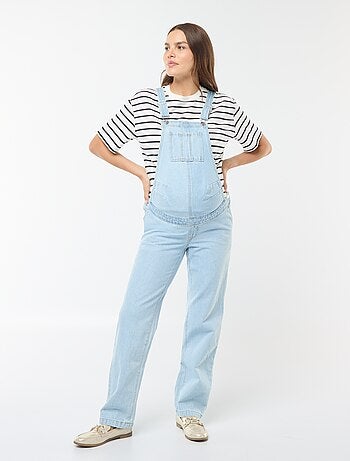 Salopette de grossesse en denim stretch