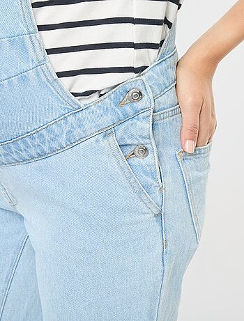Salopette de grossesse en denim stretch