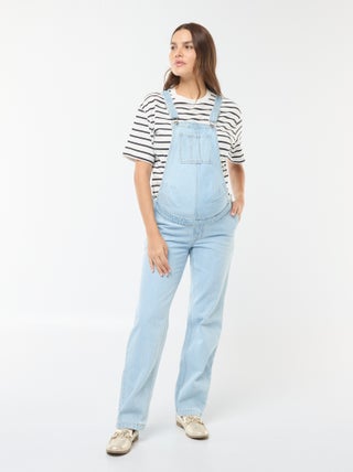 Salopette de grossesse en denim stretch