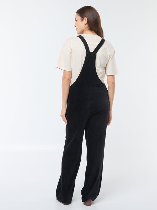 Salopette de maternité en velours - Kiabi