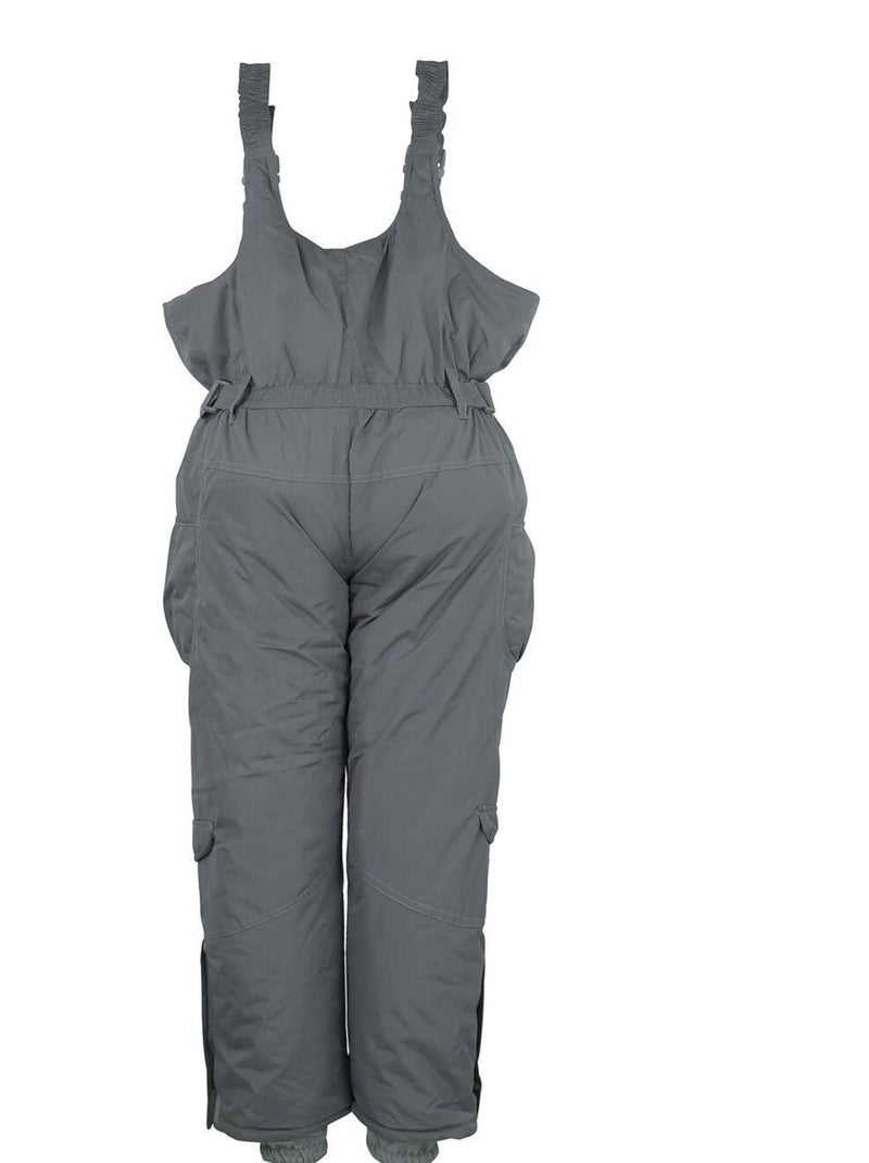 Salopette de ski fille FOMBLUX - PEAK MOUNTAIN Gris - Kiabi