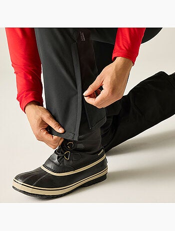 Salopette de ski unie et extensible à taille et bretelles ajustables twin tip - dare 2b