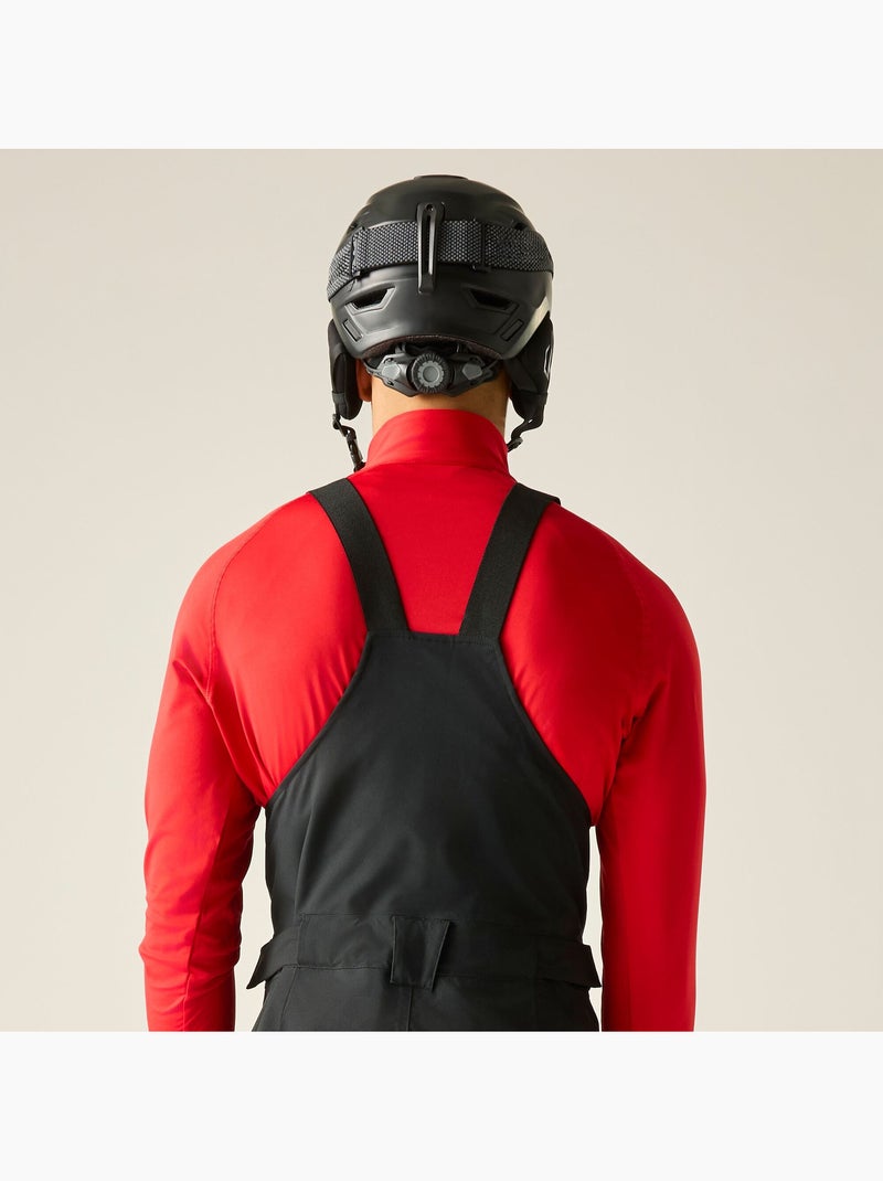 Salopette de ski unie et extensible à taille et bretelles ajustables twin tip - dare 2b Noir - Kiabi