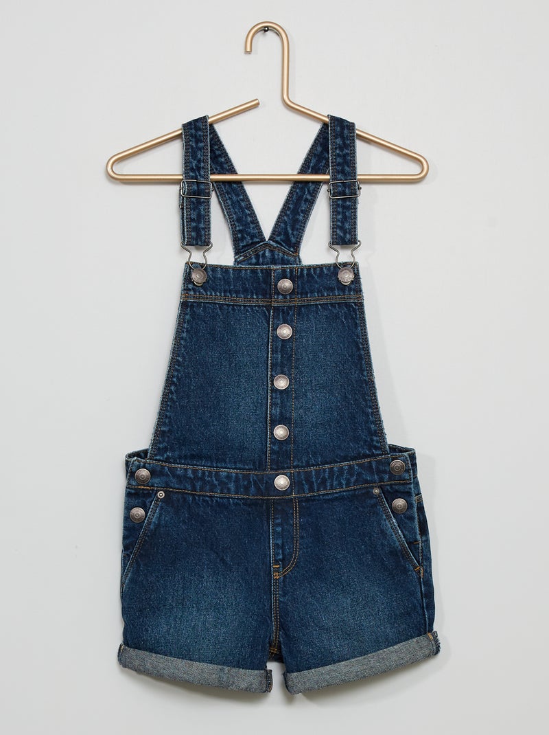 Salopette denim bleu - Kiabi