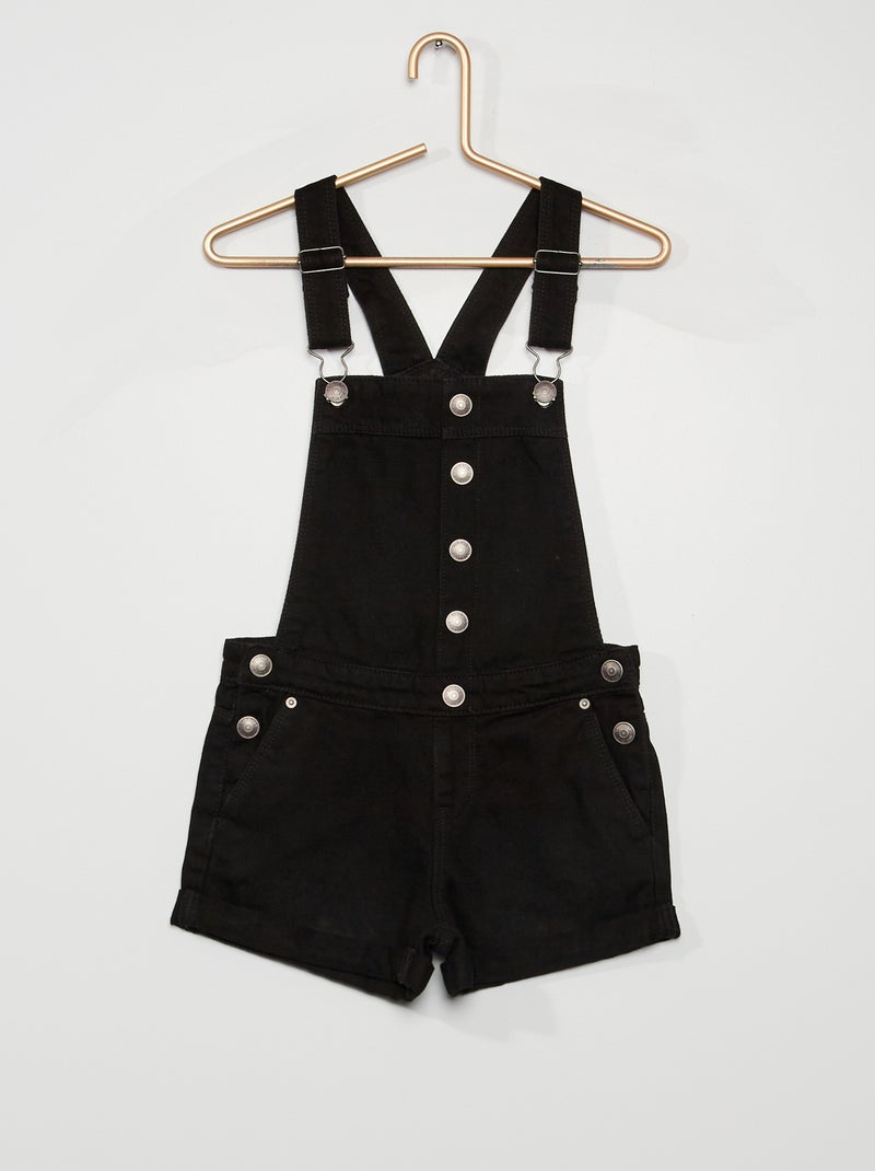 Salopette denim noir - Kiabi