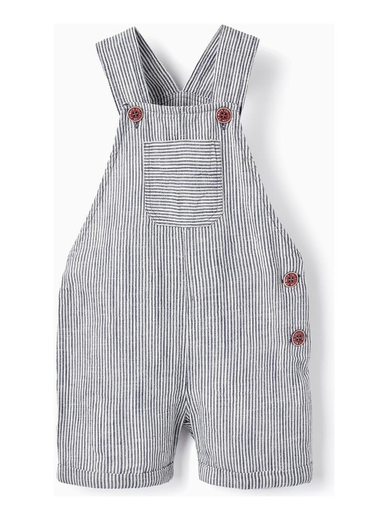 Salopette en coton avec une touche de lin pour plus de confort MATISSE Bleu - Kiabi
