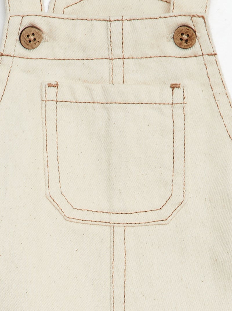 Short Salopette Denim Femme - Taille Haute, Bretelles Réglables - Style Vintage