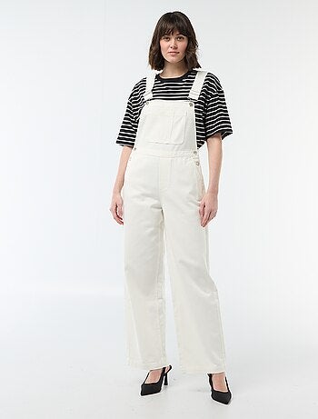 Salopette en denim avec poche devant