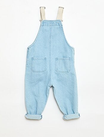 Salopette en denim avec poche plaquée
