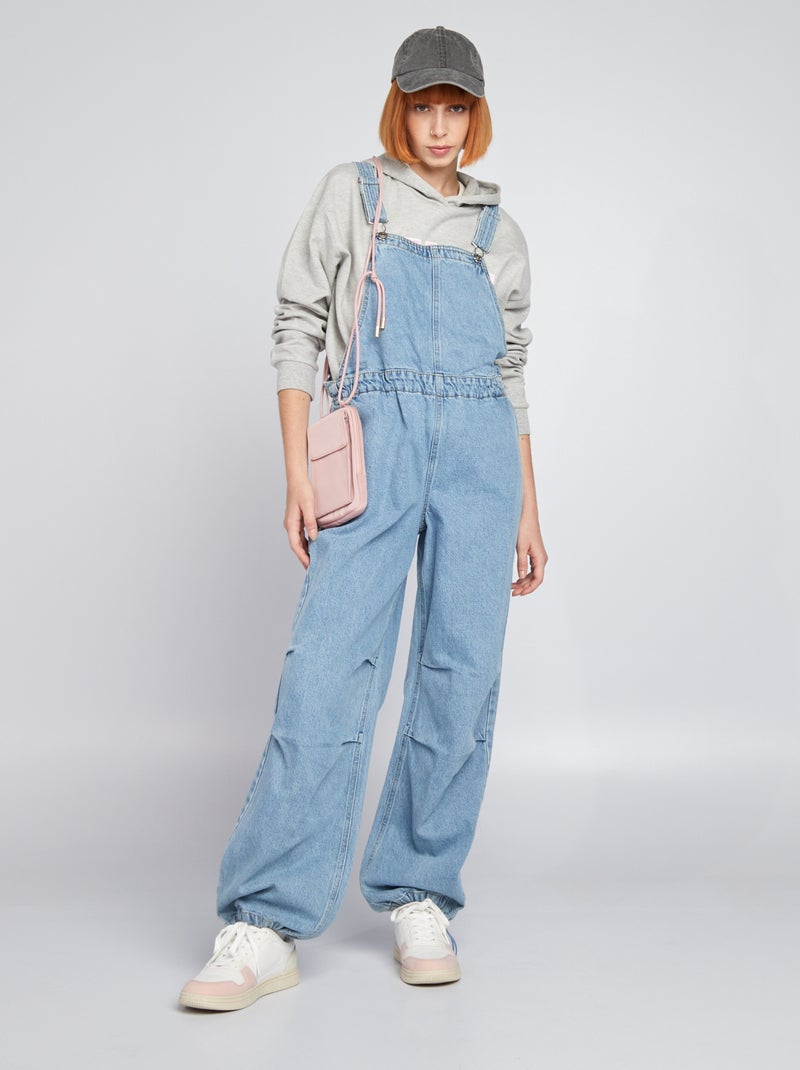 Salopette en denim Bleu - Kiabi