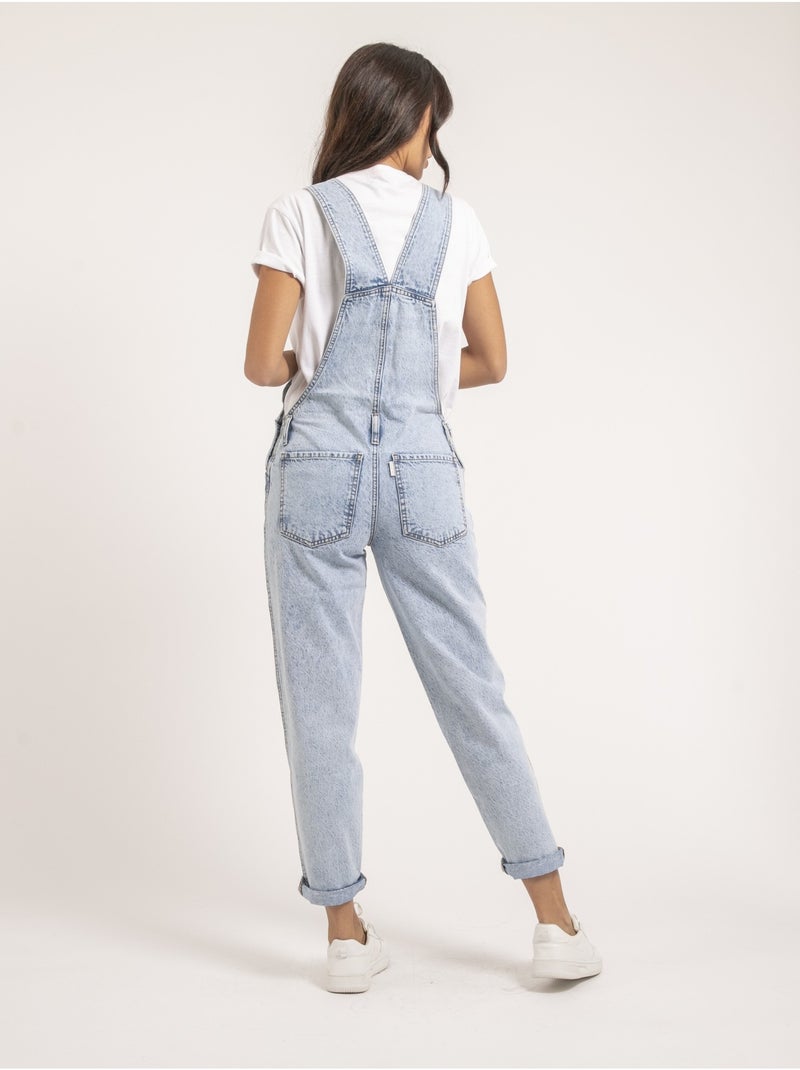 Salopette en denim ENA Bleu clair - Kiabi