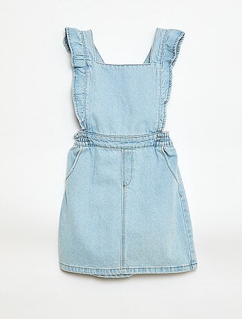 Salopette en jean avec volants