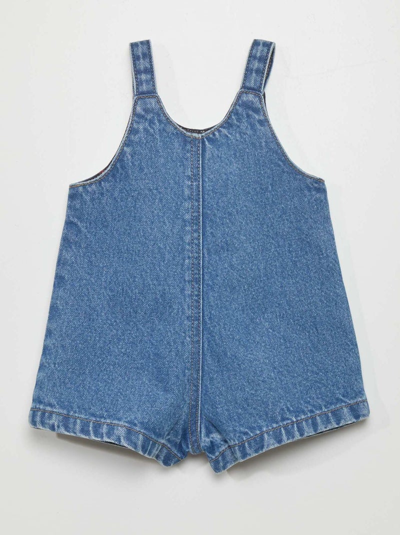 Salopette en jean Bleu - Kiabi
