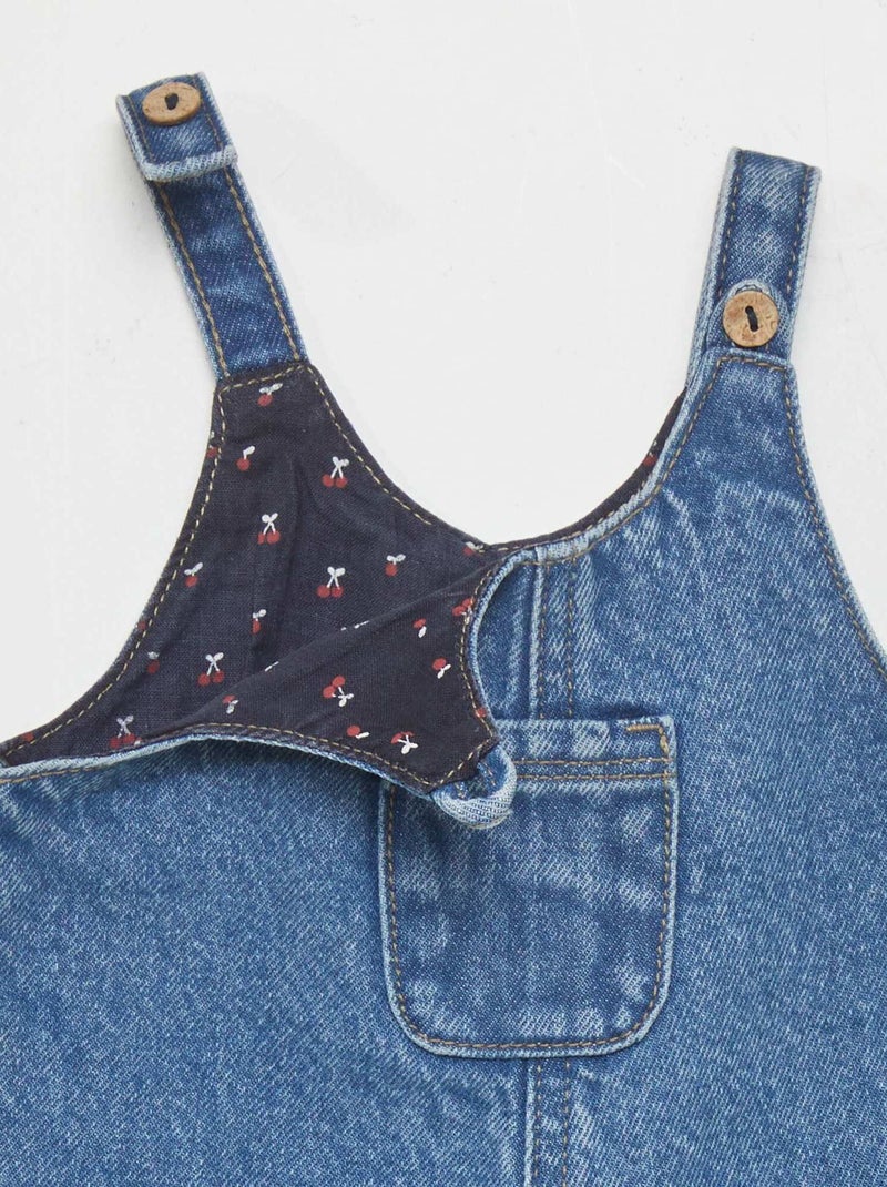 Salopette en jean Bleu - Kiabi