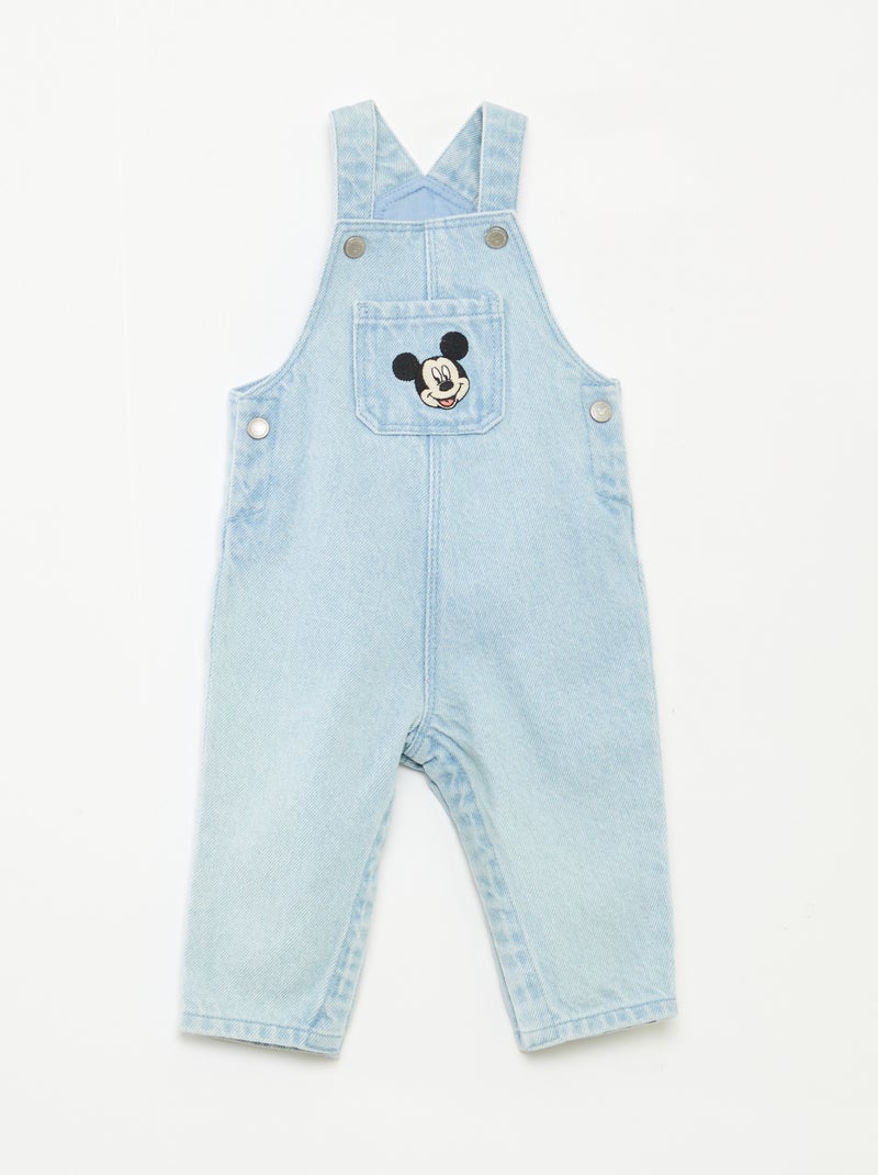 Salopette en jean 'Mickey' Bleu - Kiabi
