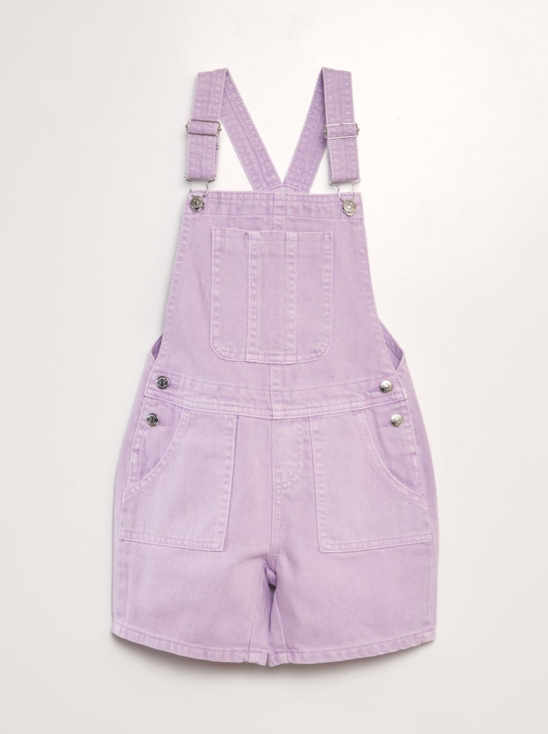 Salopette en jean Violet - Kiabi
