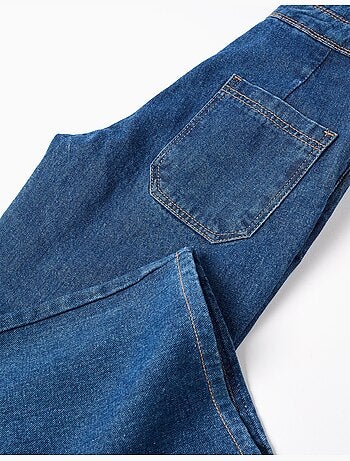 Salopette en Jean Wide Leg