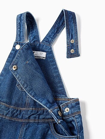 Salopette en Jean Wide Leg