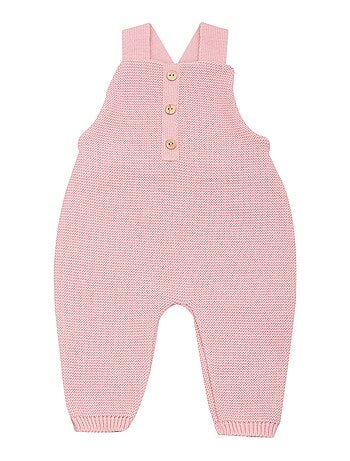 Salopette en maille pour bébé