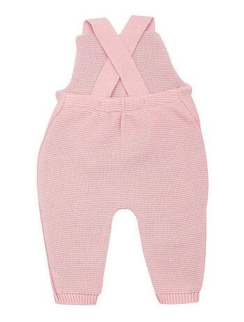 Salopette en maille pour bébé
