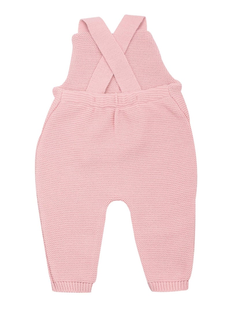 Salopette en maille pour bébé Vieux rose - Kiabi