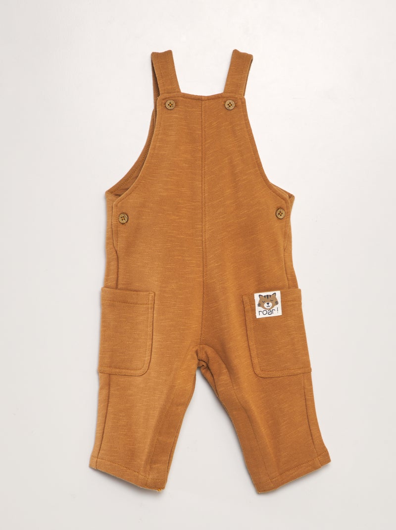 Salopette en molleton Orange - Kiabi