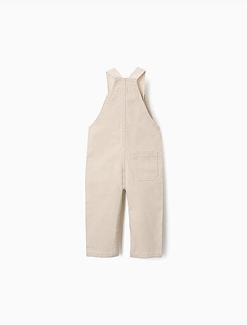 Salopette en sergé à bretelles réglables