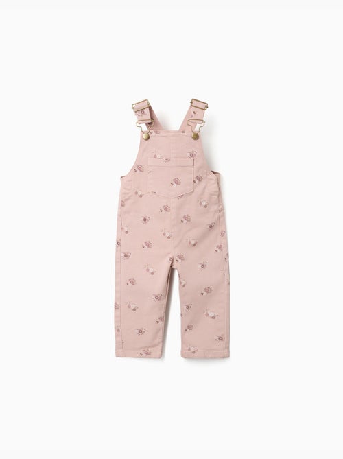 Salopette en sergé avec motif floral - Kiabi Salopette en sergé avec motif floral - Kiabi