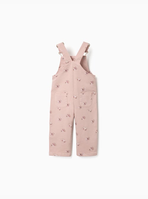 Salopette en sergé avec motif floral - Kiabi Salopette en sergé avec motif floral - Kiabi