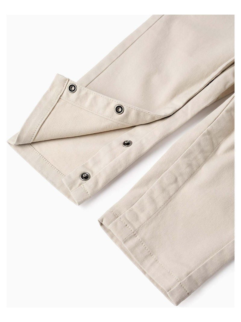 Salopette en Sergé Beige - Kiabi