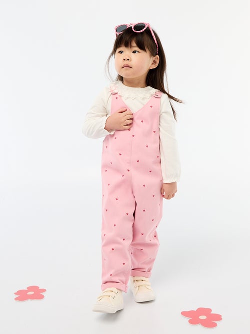 Salopette en twill - Kiabi