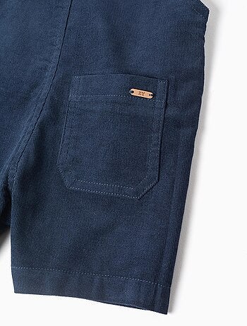 Salopette en velours côtelé B&S