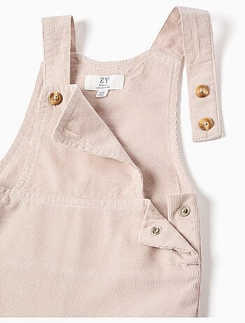 Salopette en velours côtelé